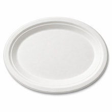 Load image into Gallery viewer, 12" Large Oval Fibre Plate (500)