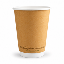 Load image into Gallery viewer, 12oz Double Wall Eco Hot Cup - Natural (500)