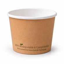 Load image into Gallery viewer, 16oz Kraft Bio Food Container (500)
