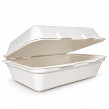 Load image into Gallery viewer, 1000ml Rectangular Hinged Box - 9 x 6" (500)
