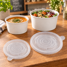 Load image into Gallery viewer, 12-16oz Bio Food Container Lid (500)