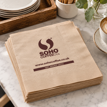 Load image into Gallery viewer, Recycled 40cm Napkin - CUSTOM Branded (1600)