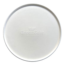 Load image into Gallery viewer, 12.5 inch natural rimless bagasse fibre pizza plate