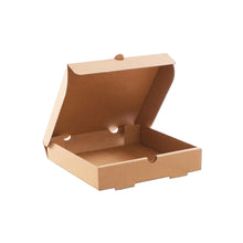 Load image into Gallery viewer, 7" Kraft Recycled Pizza Box (100)
