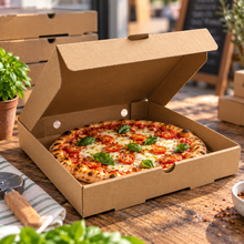 Load image into Gallery viewer, 10" Kraft Recycled Pizza Box (100)