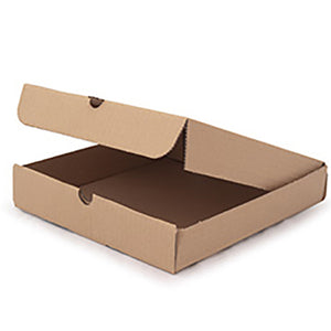 14" Kraft recycled pizza box