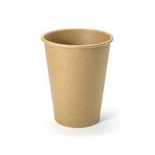 Load image into Gallery viewer, 8oz natural brown kraft eco paper hot cup for coffee