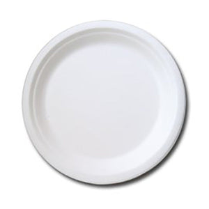 10" round eco plate made from sugar bagasse