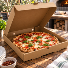 Load image into Gallery viewer, 12" Kraft Recycled Pizza Box (100)
