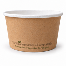 Load image into Gallery viewer, 12oz Kraft Bio Food Container (500)
