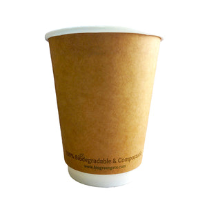 16oz Double Wall Eco Hot Cup - NATURAL (500)