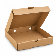 Load image into Gallery viewer, 7" Kraft Recycled Pizza Box (100)
