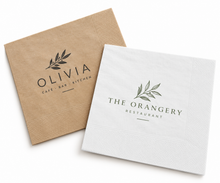 Load image into Gallery viewer, Recycled 33cm Napkin - CUSTOM Branded (2400)
