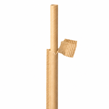 Load image into Gallery viewer, Kraft Paper Straws (Wrapped) - 6mm x 200mm (3000)
