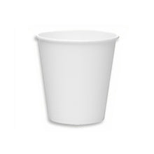 Load image into Gallery viewer, 10oz plain white compostable eco paper coffee cup
