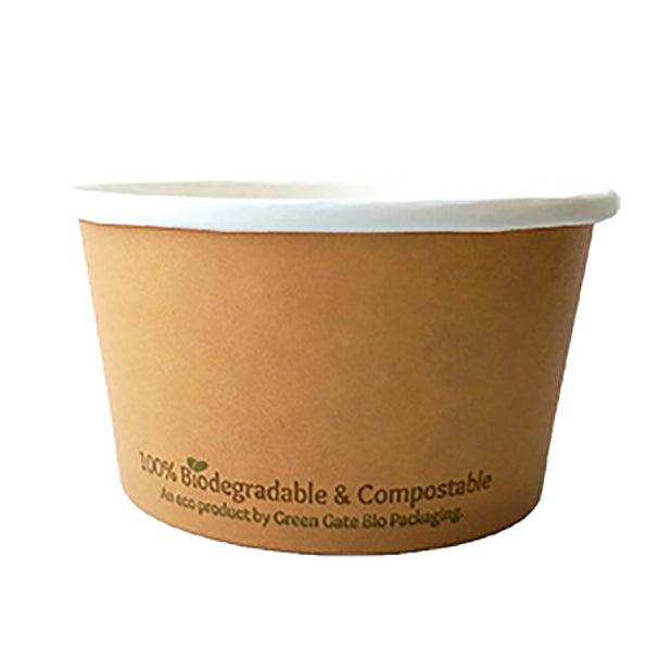 brheez Compostable Soup Containers with Lids 8 Ounce Disposable Eco  Friendly PLA to-Go Cups with Vented Lids Perfect for Soup, Chile Steamed  Veggies
