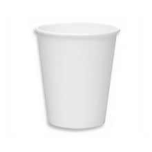 Load image into Gallery viewer, 12oz plain white compostable eco paper coffee cup
