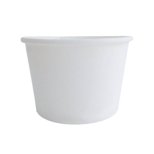 12oz white biodegradable food container