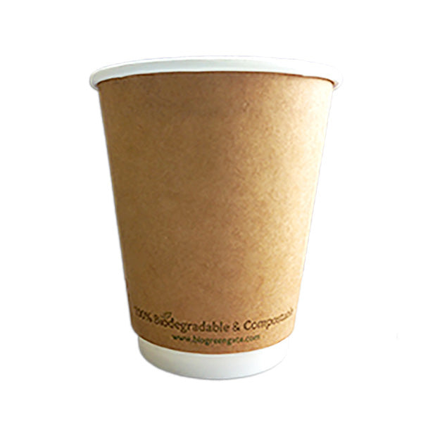 Natural 16oz double wall eco hot cup