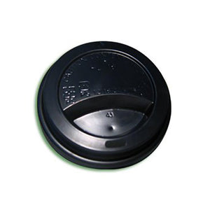 6-8oz recyclable black hot cup lid