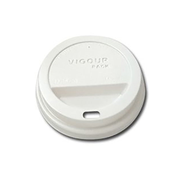 6-8oz recyclable white hot cup lid