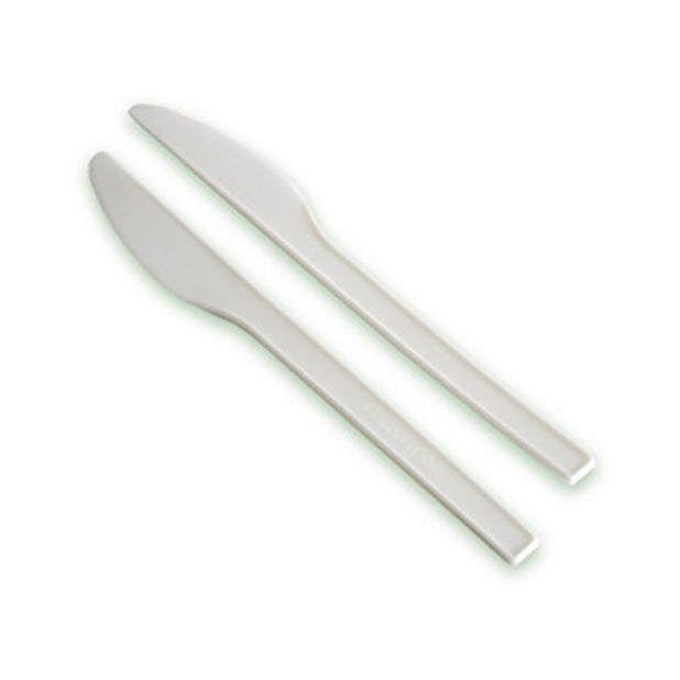 Compostable knife made from CPLA 